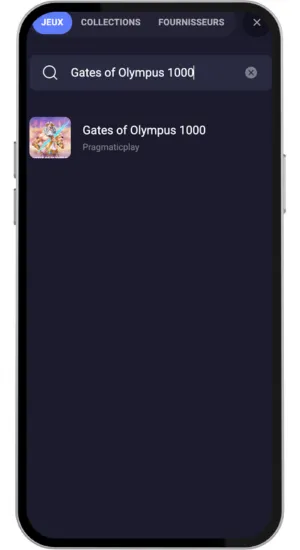 Recherchez le jeu